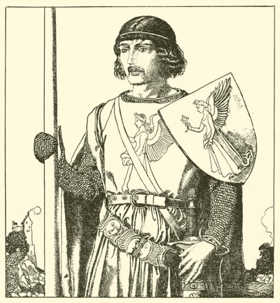 Galesli Sir Lamorack by after Howard Pyle