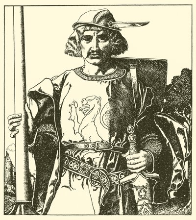 Sör Lionel İngiltere by after Howard Pyle