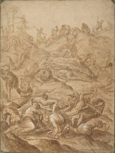 Yüzsüz Yılan by after Jacopo Tintoretto