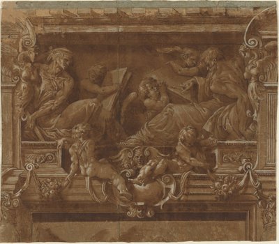 Peygamber ve Sibil by after Jacopo Zanguidi Italian 16th Century called Bertoia