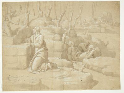 İsa i Gethsemane Var by after Jacopo da Empoli