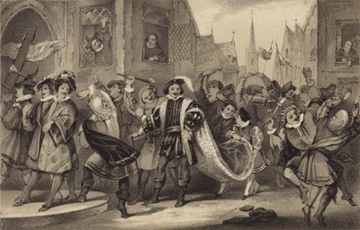 Misrule Lordu, G Ferrers by James Stephanoff