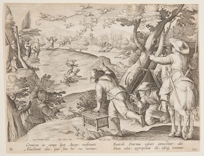 kümes hayvanları by after Jan van der Straet, called Stradanus