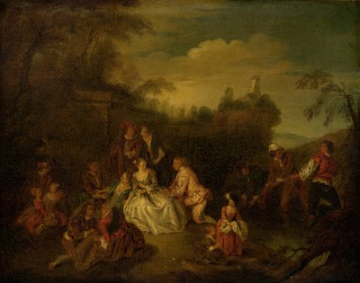 Balıkçıların Hediyesi by after Jean Baptiste Joseph Pater