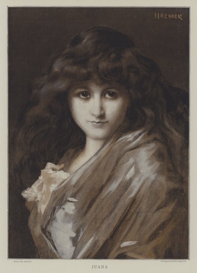Juana by after Jean-Jacques Henner