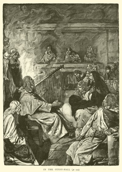 misafir salonunda by after John Henry Frederick Bacon
