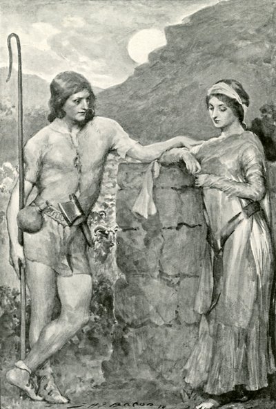 Olaf ve Sigrid by after John Henry Frederick Bacon