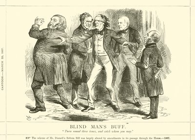 Kör Adam Takviyesi by after John Tenniel