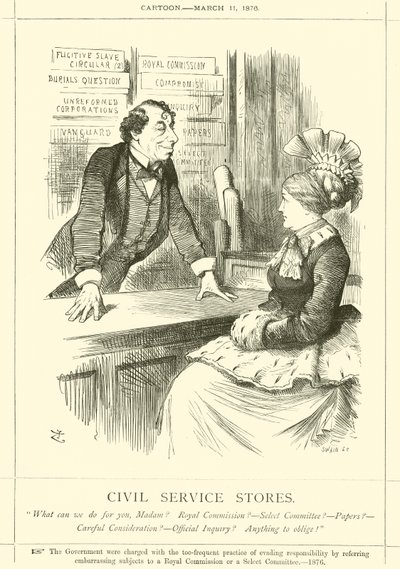 Sivil Hizmet Mağazaları by after John Tenniel