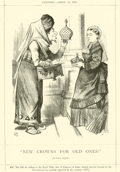 Yaşlılar için Yeni Taçlar! by after John Tenniel