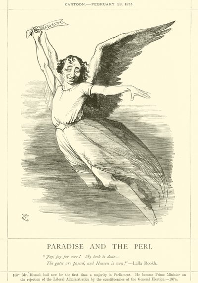 Cennet ve Peri by after John Tenniel