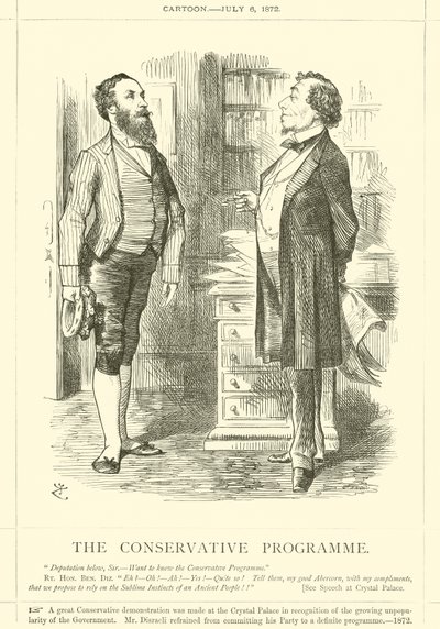 Muhafazakar Program by after John Tenniel