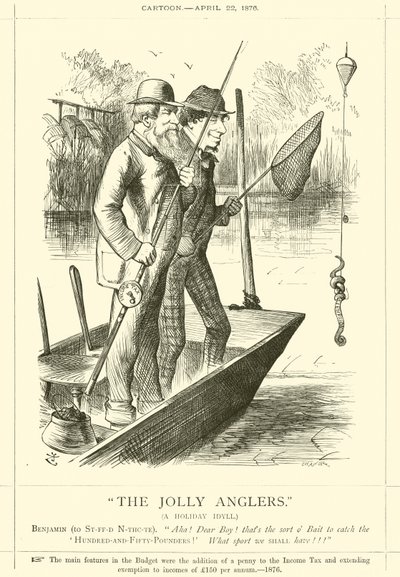Jolly Anglers, Bir Tatil İdil by after John Tenniel