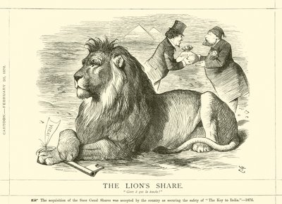 Aslan payı by after John Tenniel