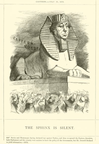 Sfenks Sessiz by after John Tenniel