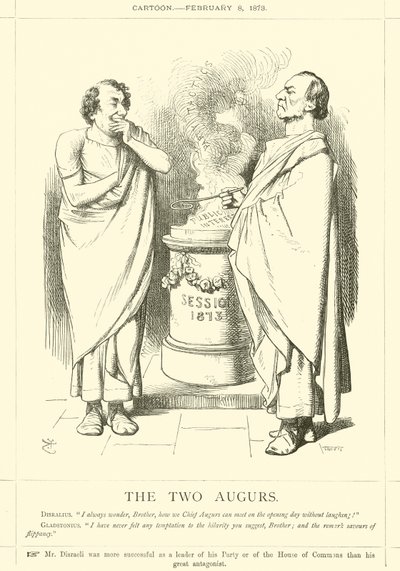 İki Augurs by after John Tenniel
