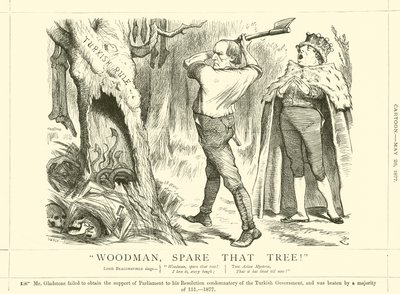 Woodman, o Ağacı boşver! by after John Tenniel