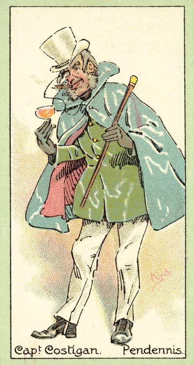 Kaptan Costigan, Pendennis (chromolitho) by after Joseph Clayton Clarke