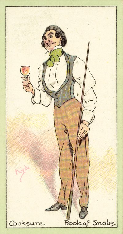 Cocksure, Züppeler Kitabı (chromolitho) by after Joseph Clayton Clarke