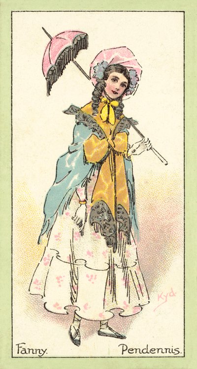 Fanny, Pendennis (kromolitho) by after Joseph Clayton Clarke