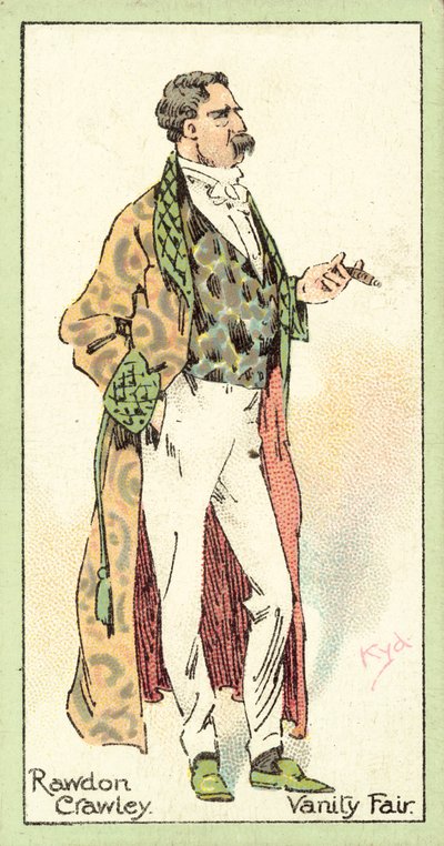 Rawdon Crawley, Vanity Fair (chromolitho) by after Joseph Clayton Clarke