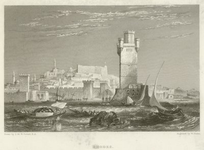 Rodos by after Joseph Mallord William Turner