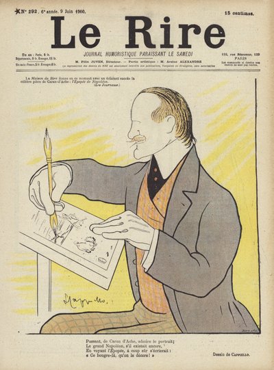 Le Rire için İllüstrasyon by after Leonetto Cappiello