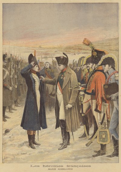Fransız kadın kahramanlar: Marie Schellinck by after Lionel Royer