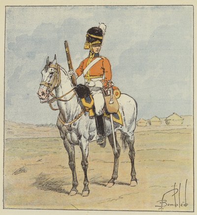 İngiliz Ordusu, İskoç Ejderhası, Scotch-Grays by after Louis Charles Bombled