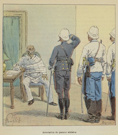başbakana tutuklama by after Louis Charles Bombled