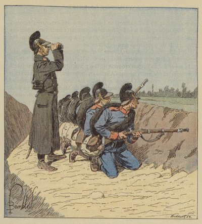 Siperdeki Bavyeralılar by after Louis Charles Bombled