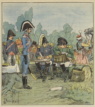 Berthier not aldı by after Louis Charles Bombled