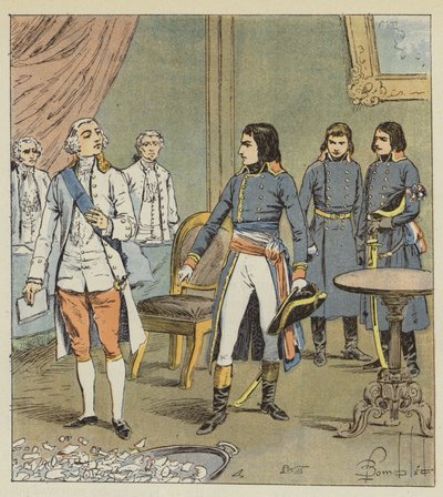 Bonaparte ve Cobentzel Kontu by after Louis Charles Bombled