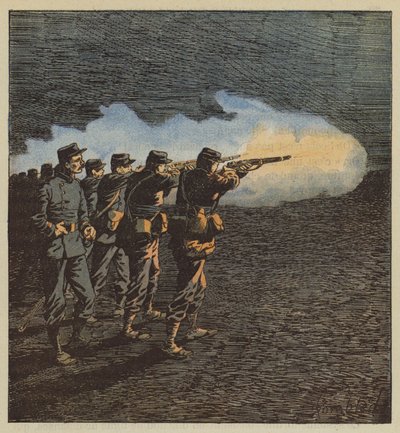 Santilly'deki Kaptan Chabrillat'tan yardım eli by after Louis Charles Bombled