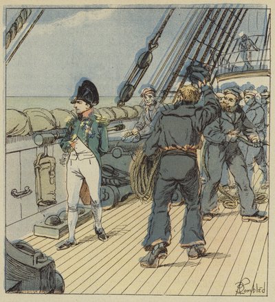 İlk günlerde mürettebat büyük bir merak gösterdi by after Louis Charles Bombled