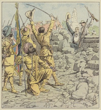 Temsilciliklerin teslimi, Sihlerin girişi by after Louis Charles Bombled