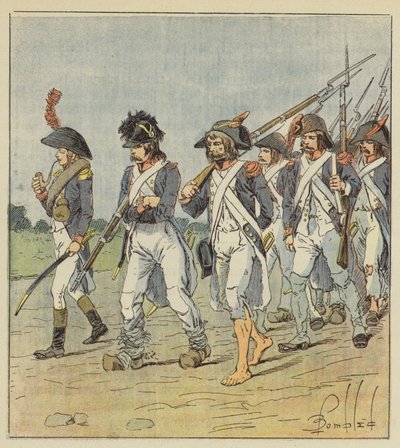 Denument de larmee dItalie by after Louis Charles Bombled