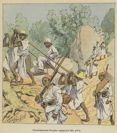 Fransız yetkililer görevlerine dönüyor by after Louis Charles Bombled