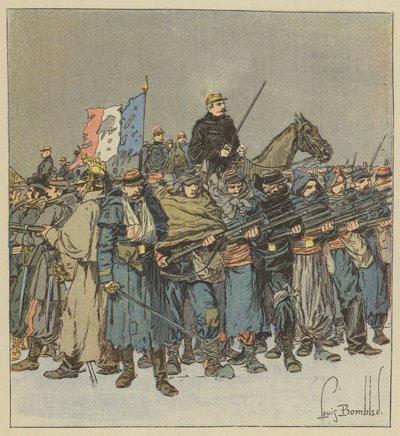 Onurunu kurtardılar! by after Louis Charles Bombled