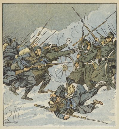 11. takımdan Boudot şirketi bir Alman piliyle çalışıyor by after Louis Charles Bombled
