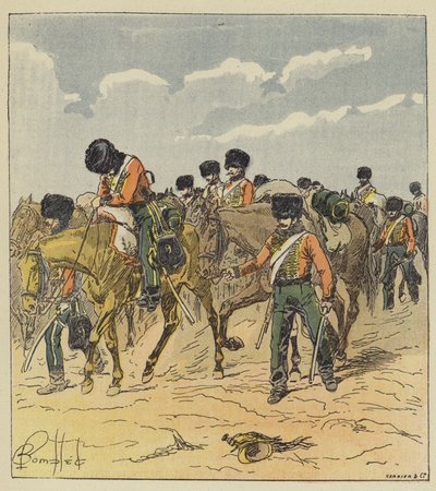 Larmee bu boşlukta mücadele etti by after Louis Charles Bombled
