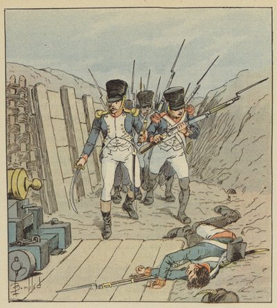 Kaptan de Chambure, bu ünlü şirketin lideri vb. by after Louis Charles Bombled