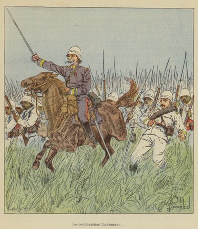 Komutan Lentonnet by after Louis Charles Bombled