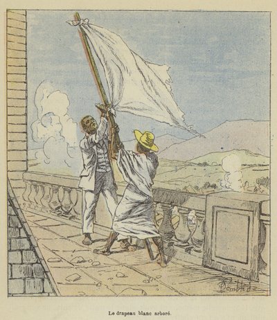 Beyaz bayrak dalgalanıyor by after Louis Charles Bombled
