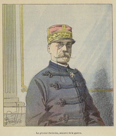 General Zulinden, Savaş Bakanı by after Louis Charles Bombled