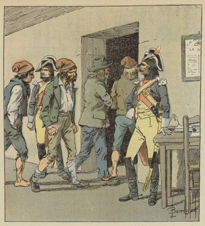 Hapishaneler eşofman altı ve toplumun en kirli olduğu her şeyle doluydu. by after Louis Charles Bombled