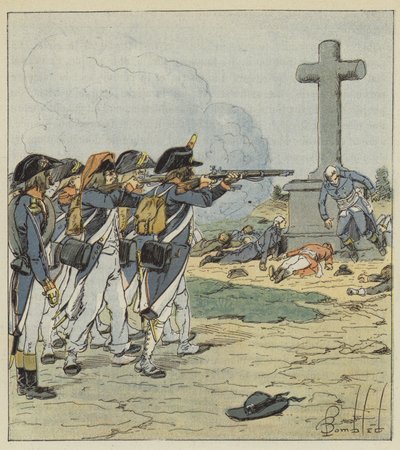 Fransız soylularının dörtte üçü böylece yok edildi. by after Louis Charles Bombled