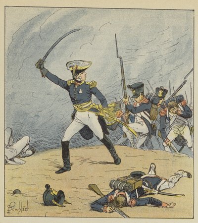 O M M sadece kişisel cesarete sahipti by after Louis Charles Bombled