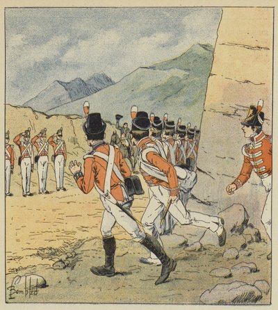Ne Avrupalı ​​bir asker, dedi İmparator, benim yaklaşmamdan etkilenmez! by after Louis Charles Bombled