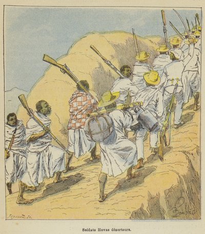 Hovas asker kaçakları by after Louis Charles Bombled